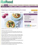 Asparagus and Camembert Tart Recipe