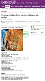 Chicken Pie Recipe