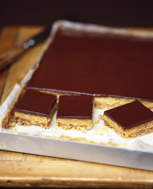 Chocolate Caramel Slices