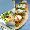 Tuna Salad Nicoise and Egg Crostini